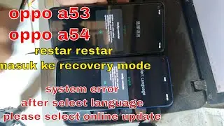 oppo system error after select language please select online update