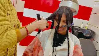 Feather haircut ￼
