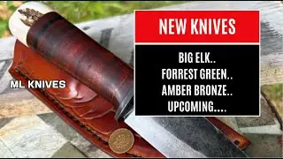 New Knives Big Elk Hunting & Trail Knife, Bronze, upcoming