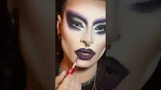 Quick & Easy GRWM Drag Makeup Tutorial: FAST Fierce Transformation 🌙✨ | Luna Lestrange #makeup