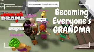 Becoming everyone's GRANDMA in Total Roblox Drama (FUNNY MOMENTS, FIGHTS, DRAMA)