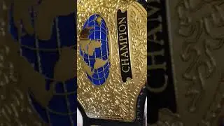 WCW TV Title 4mm zinc belt. Pakistani vs American leather