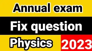 1st puc physics important questions for annual exam 2023