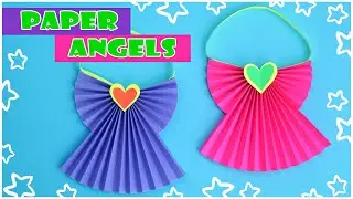 Easy Paper Angels Craft Tutorial