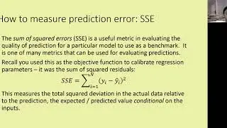 Measuring Prediction Error
