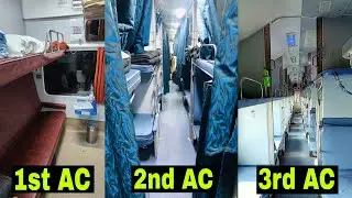 1st AC , 2nd AC & 3rd AC | Different Types Of AC Coaches In Indian Railway | Hindi