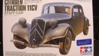 Модель служебного автомобиля Citroen 11CV от Tamiya в масштабе 1:35 (Часть 2)