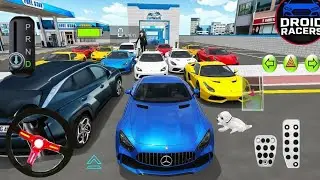 Blue Mercedes G63 & SuperCars in Car Wash 3D Driving Class game - Car Gameplay 