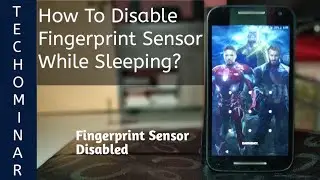 How To Disable Fingerprint Lock/Sensor While Sleeping? | In Hindi