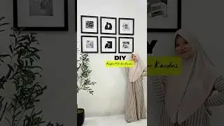 Bingkai foto dari kardus #diy #diyproject #bingkaifotokardus