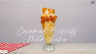Caramel Biscoff Milkshake Recipe | How to | Beverage