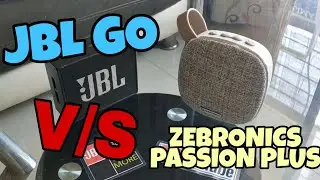 JBL GO VS ZEBRONICS PASSION PLUS! | JBL, TECH N MORE |