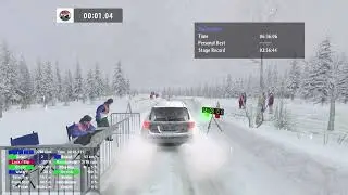 RBR.LV Virtual rally cup #1 Rally Aluksne 2024 at MEZUSILI 2 ss5. Support by @SubieTime