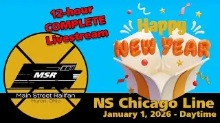 January 1, 2026 #1 - Huron, Ohio, USA | LIVE Train Camera