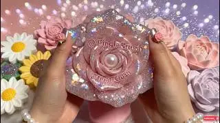ASMR Crushing Kawaii Crystal Soap Flower Relics and Chalk Crush🌼💎 | ASMR Soap Crush Compilation