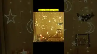 Led Moon Star Curtain Light Decoration