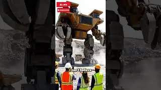 Giant Mining Insent Truck MegaTransformer#trending #megatron #transformers #miningequipment #kids