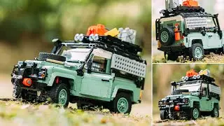 LEGO 10317  Land Rover Classic Defender 90 樂高縮時攝影開箱 | 玩具人編輯部 (Speed Build & Unboxing)