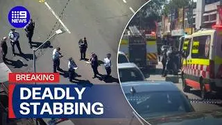 One dead, two injured after daytime stabbing in Sydney's west | 9 News Australia