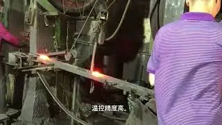 Medium frequency forging furnace, heating 475 grams of steel rods, heating 22pcs per minute