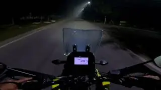 Suzuki V-Strom 250 HEADLIGHT TEST