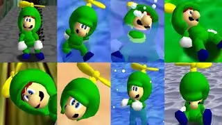 All Propeller Luigis Game Over Animations