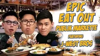 Epic Eat Out #16: Mukbang with JWestBros di Publik Markette | PUTRA SIGAR