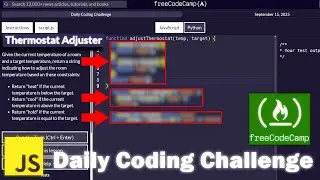 JavaScript Daily Code Challenge 9/15/25 - FreeCodeCamp