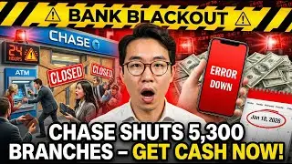 BANK BLACKOUT: Chase Shuts 5,300 Branches for 24 Hours &ndash; No Backup Plan (Get Cash NOW)