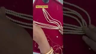Making Video of Handmade Pearl's Designer Mala WhatsApp 7842720560 #jewellery #1gramgold #gold #sale