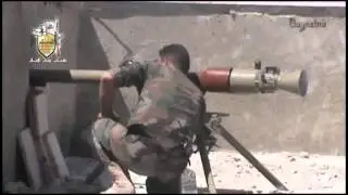 Syria Damascus   FSA Destroy SAA Base July 2013)