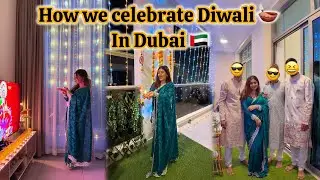 HOW WE CELEBRATE DIWALI 🪔 || IN DUBAI 🇦🇪|| LATE POST || @PinkyThapa21