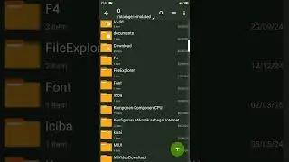 Cara ekstrak font zip di ZArchiver