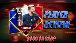 😳TESTING 102 GIROUD WORLD CUP  FIFA MOBILE 22! PLAYER REVIEW