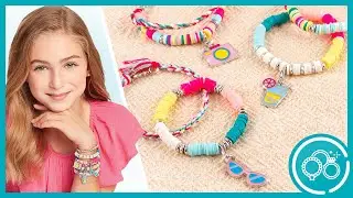 How To Create Heishi Bead Charm Bracelets with Summer Vibes Heishi Bead Set