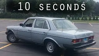 Mercedes 300D Turbodiesel - 10 Second Review