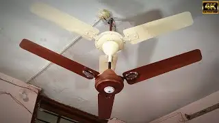 Twin Ceiling Fans One Facing Upside & One Down with in Single Rod |🔥 Drop Test 🔥| Part 1 out of 2