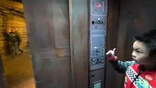 Otis Hydraulic Elevator with Innovation buttons @ The Millennium Falcon at Disney World, FL