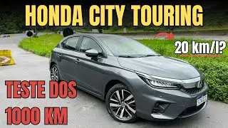 1.000KM HONDA CITY TOURING. CONSUMO INACREDITÁVEL! MELHOR QUE NIVUS E PULSE?MELHOR CARRO DE 130MIL?