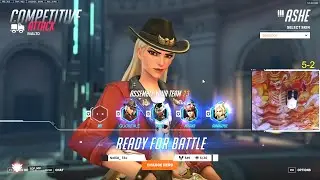GALE is SHOWING HIS ASHE AND CASSIDY! [ OVERWATCH 2 TOP 500 SEASON 2 ]
