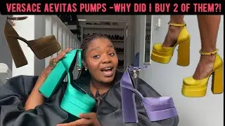 Туфли Versace Medusa Aevitas на платформе &mdash; двойная распаковка | Находки любимых кроссовок