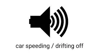 car speeding off / drifting sound effect (royalty free)