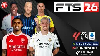 FTS 2026 MOBILE™ NEW UPDATE 300 MB LATEST KITS, TRANSFERS & REAL FACES 2025/26 HD GRAPHICS