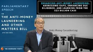 MP Dennis Tan - Parliamentary Speech on Anti-Money Laundering Bill 6th Aug 2024