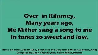 That's An Irish Lullaby Rehearsal Lyric Video