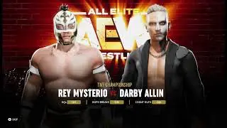 AEW FIGHT FOREVER: REY MYSTERIO VS DARBY ALLIN #WWE #AEW #GAME