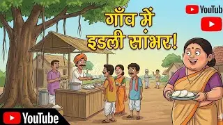 | Gaon me Idli Sambhar | bedtime story | new hindi kahani | cartoon story | new story | kahaniya |