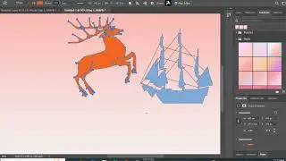 Flat shape Design Using Adobe Photoshop