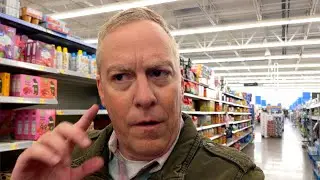 Trying to grocery shop when the store's about to close