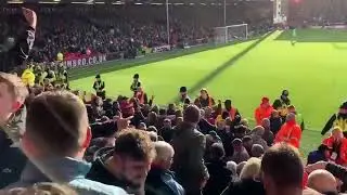 Manchester united:we have the best away support &hearts;️ #MUFC #GGMU